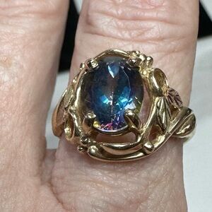 Vintage Black Hills Gold Mystic Topaz